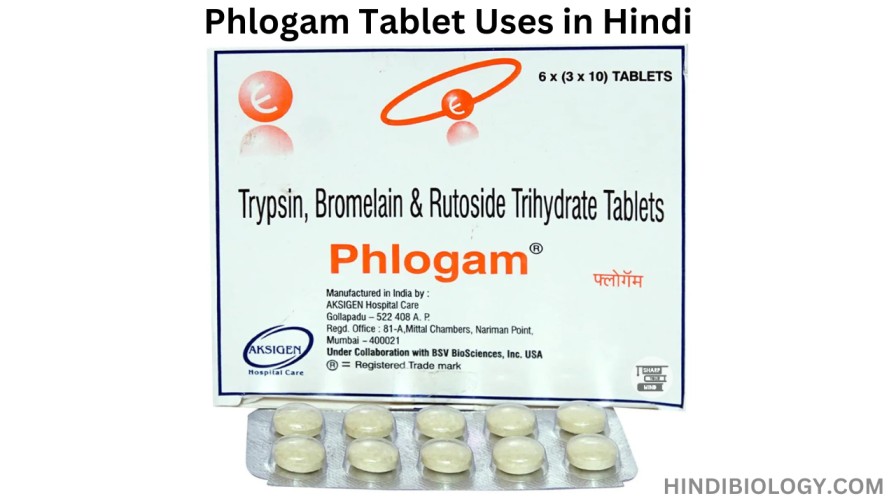 Phlogam Tablet Uses in Hindi